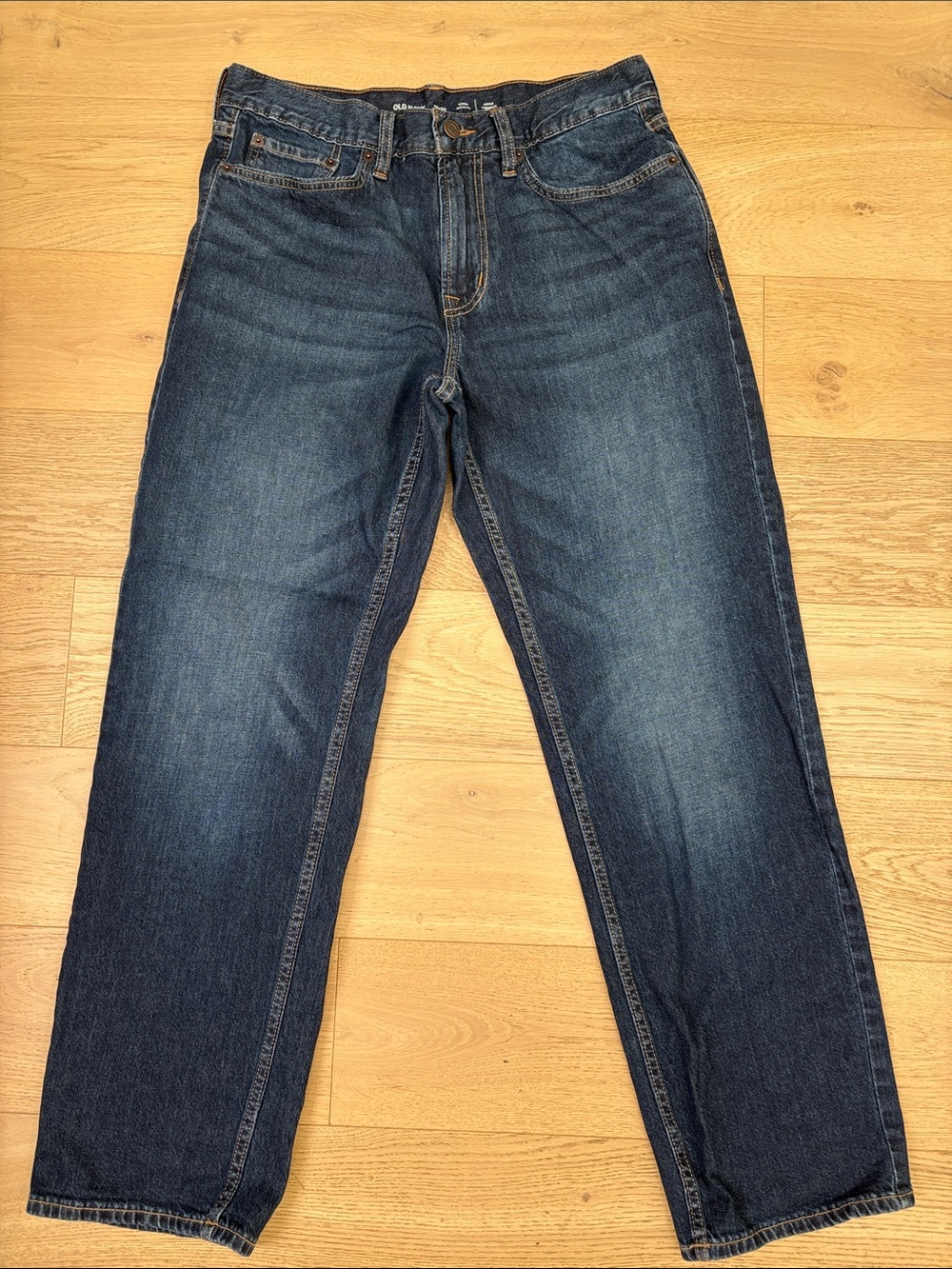Old Navy Men's Dark Indigo Relaxed Jeans